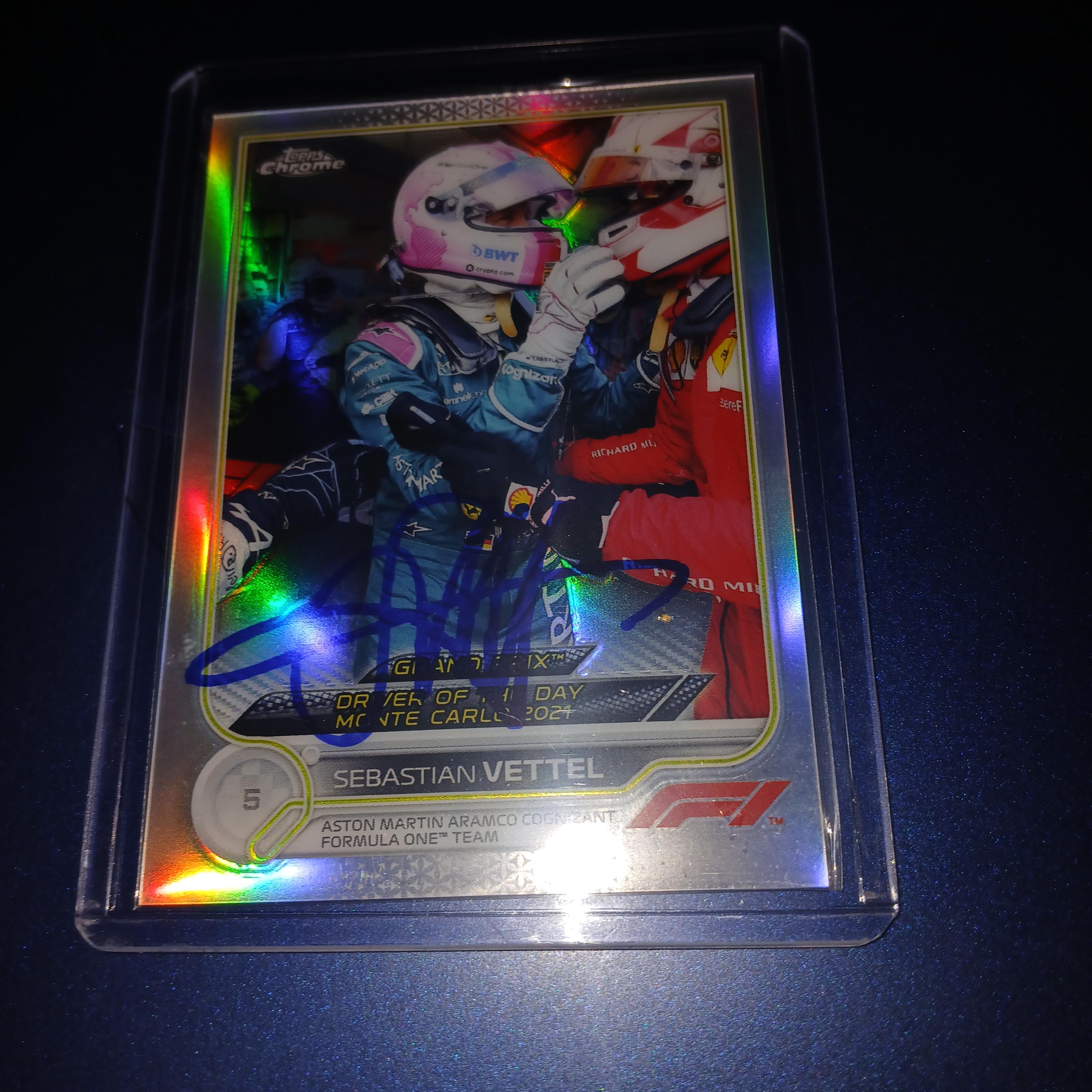 セバスチャン・ベッテルの直筆サインカード（証明書付き） - Etsy 日本