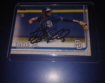 フェルナンド・タティス・ジュニアの直筆サインカード - Etsy 日本