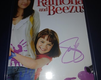 Selena Gomez autographed 5x7 movie poster with coa
