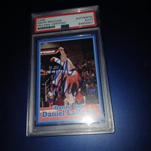 Ralph Macchio PSA zertifizierte und signierte Karate Kid Rookie Karte.