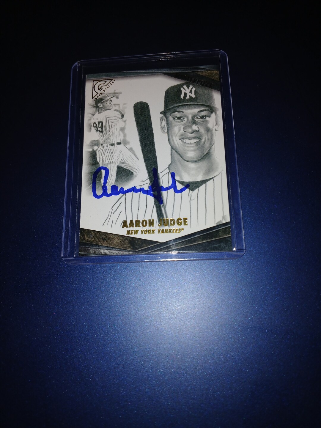 Aaron Judge Autographed Card With Coa - Etsy