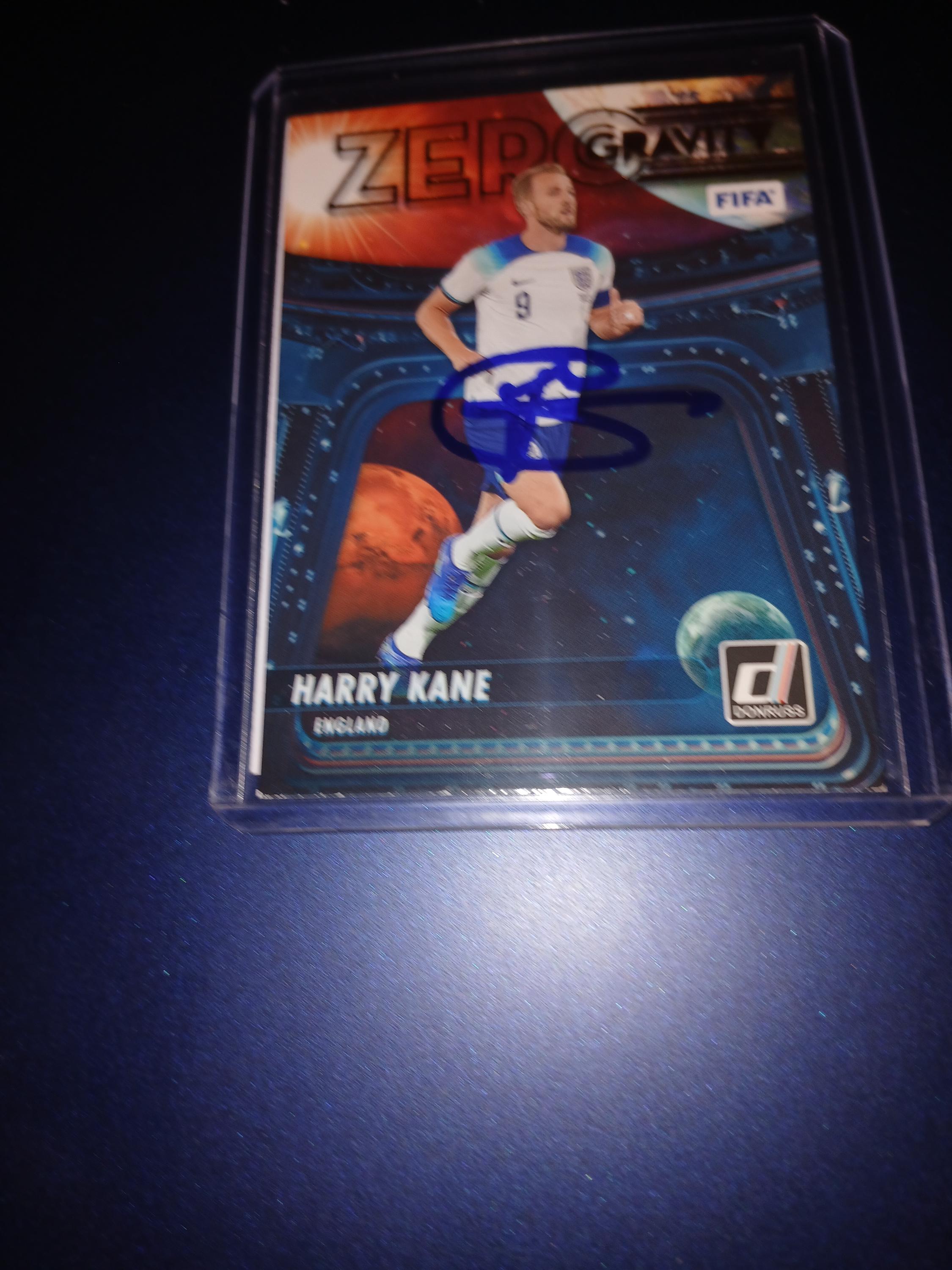Harry Kane autographed card with coa