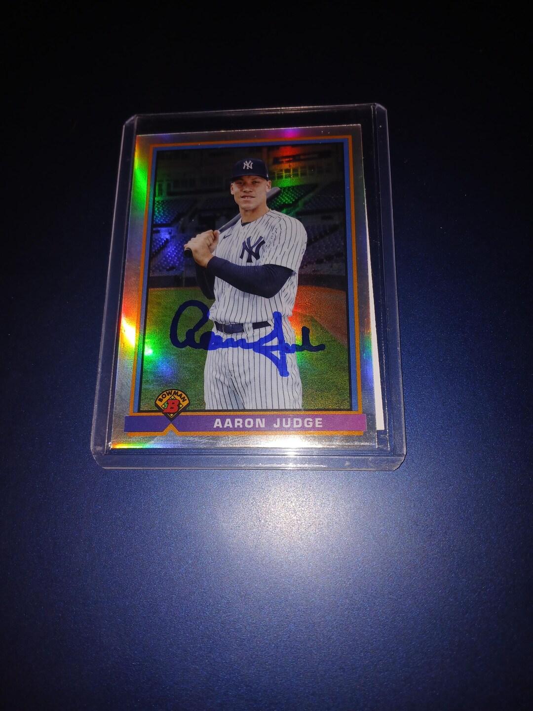 Aaron Judge Autographed Card With Coa - Etsy