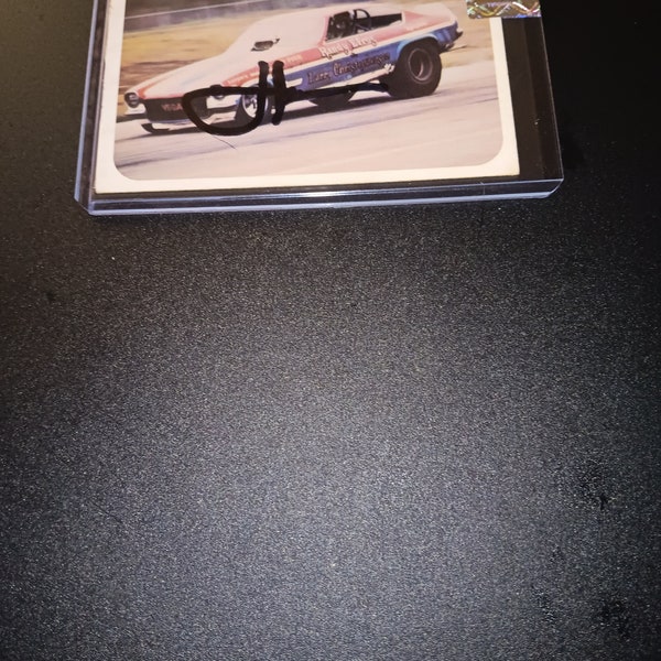 John Force autographed card with coa