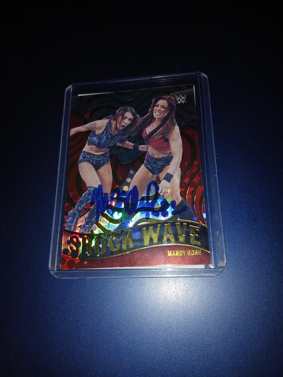 TOPPS WWE MANDY ROSE 直筆サインカード マンディ・ローズ直筆
