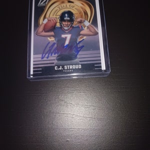 C.J. Stroud autographed rookie card with coa