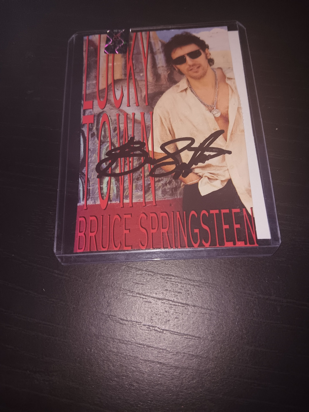 Bruce Springsteen Autograph With Coa Etsy