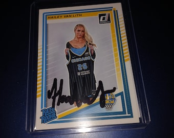 Hailey Van Lith autographed rookie card with cert