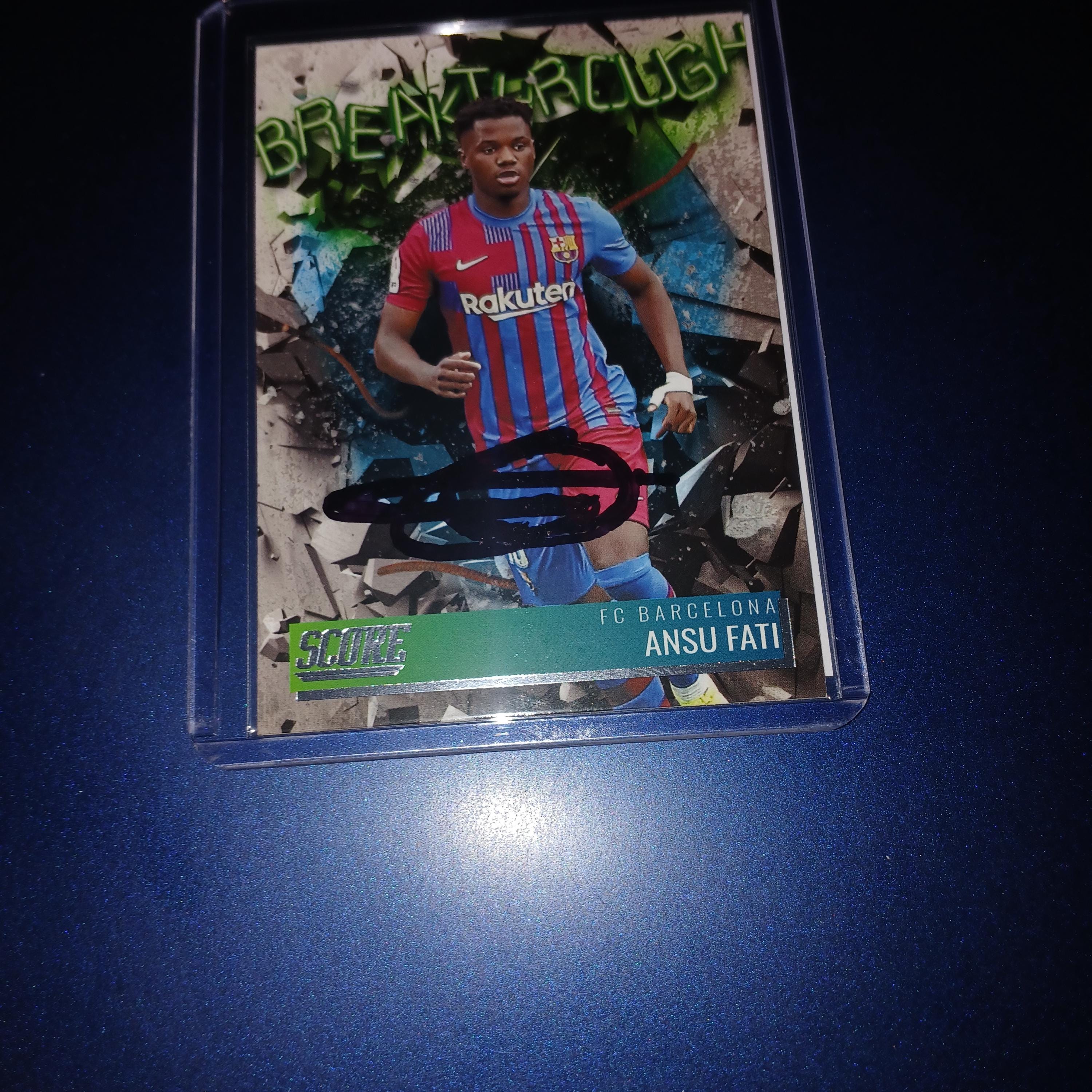 Ansu Fati Autographed Card
