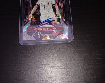 Kevin De Bruyne autographed card with coa