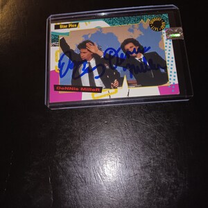 Dana Carvey, Dennis Miller handsignierte Karte mit Echtheitszertifikat