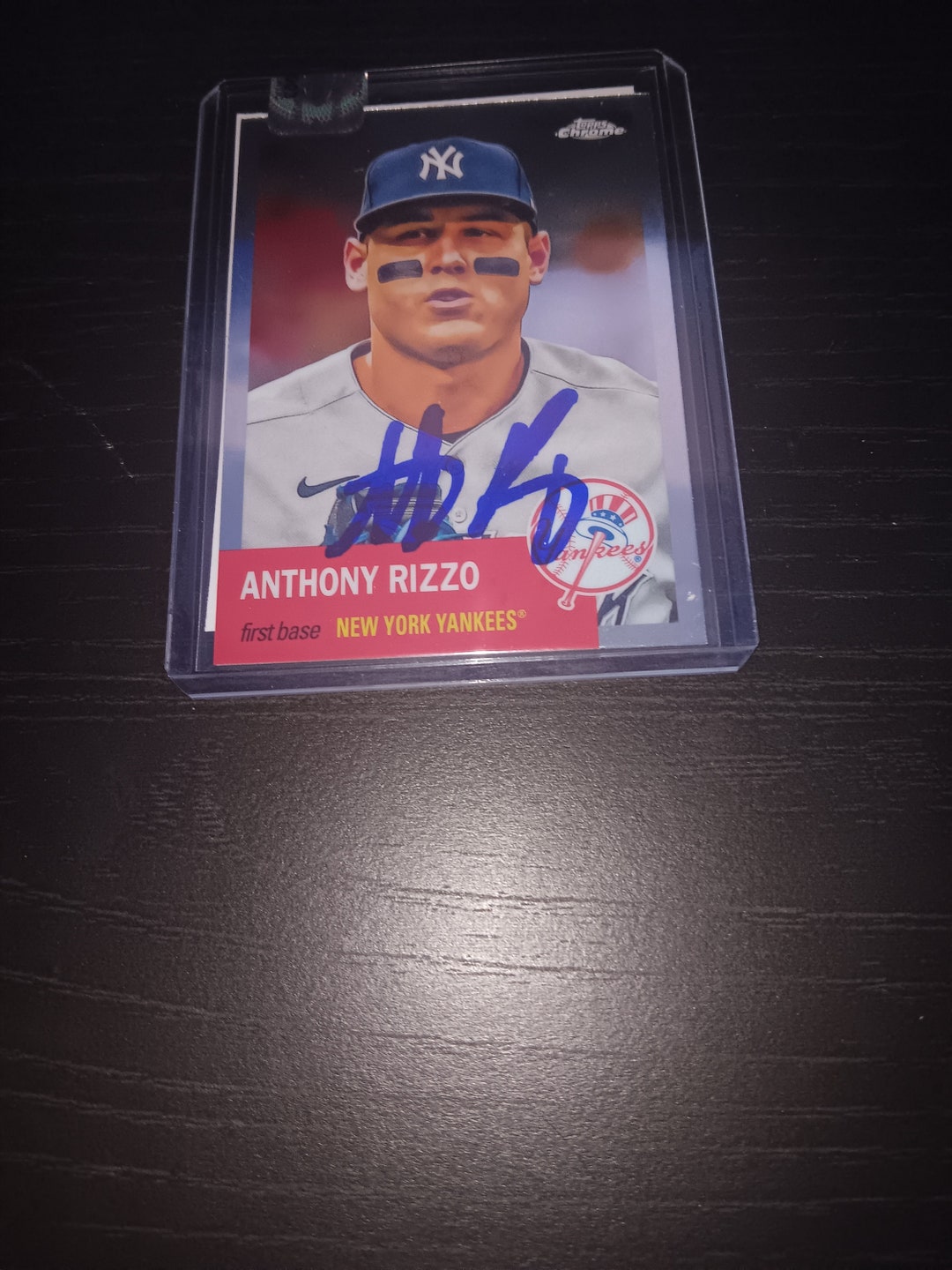 Anthony Rizzo Autographed Card With Coa - Etsy