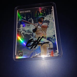 Bryce Harper signierte Karte mit Echtheitszertifikat