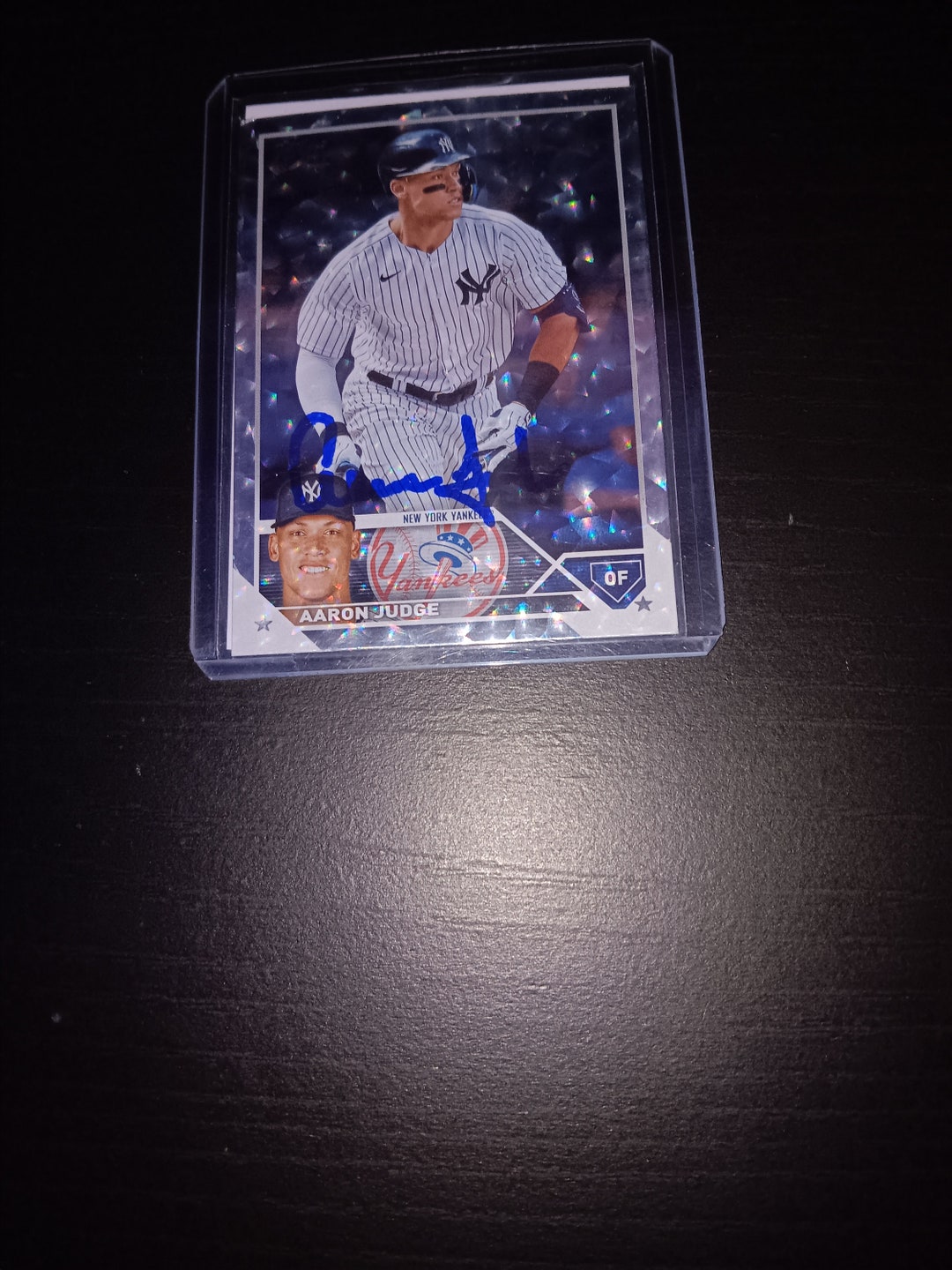 Aaron Judge Autographed Card With Coa - Etsy