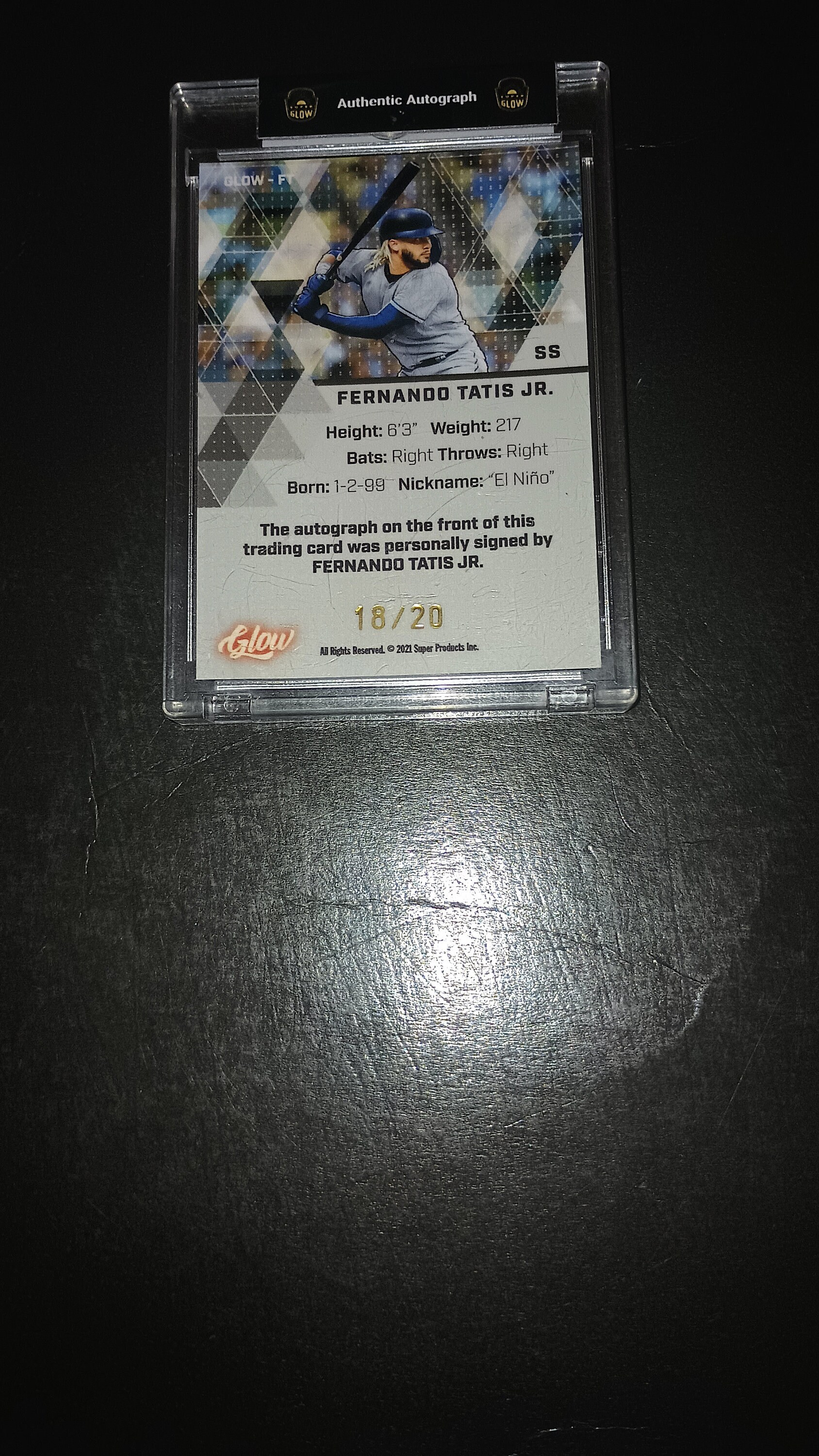 Fernando Tatis Jr Autographed El Nino San Diego Custom Gray