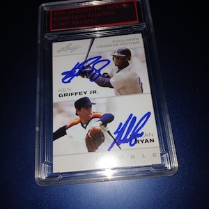 ノーラン・ライアン、ケン・グリフィー・ジュニア 直筆サインカード