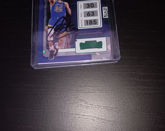 Stephen Curry autographed  card with coa