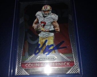 Colin Kaepernick Autographed Card With Cert - Etsy
