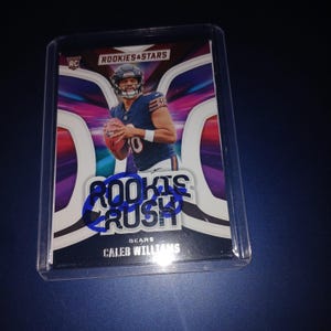 Caleb Williams signierte Rookie Karte mit Echtheitszertifikat