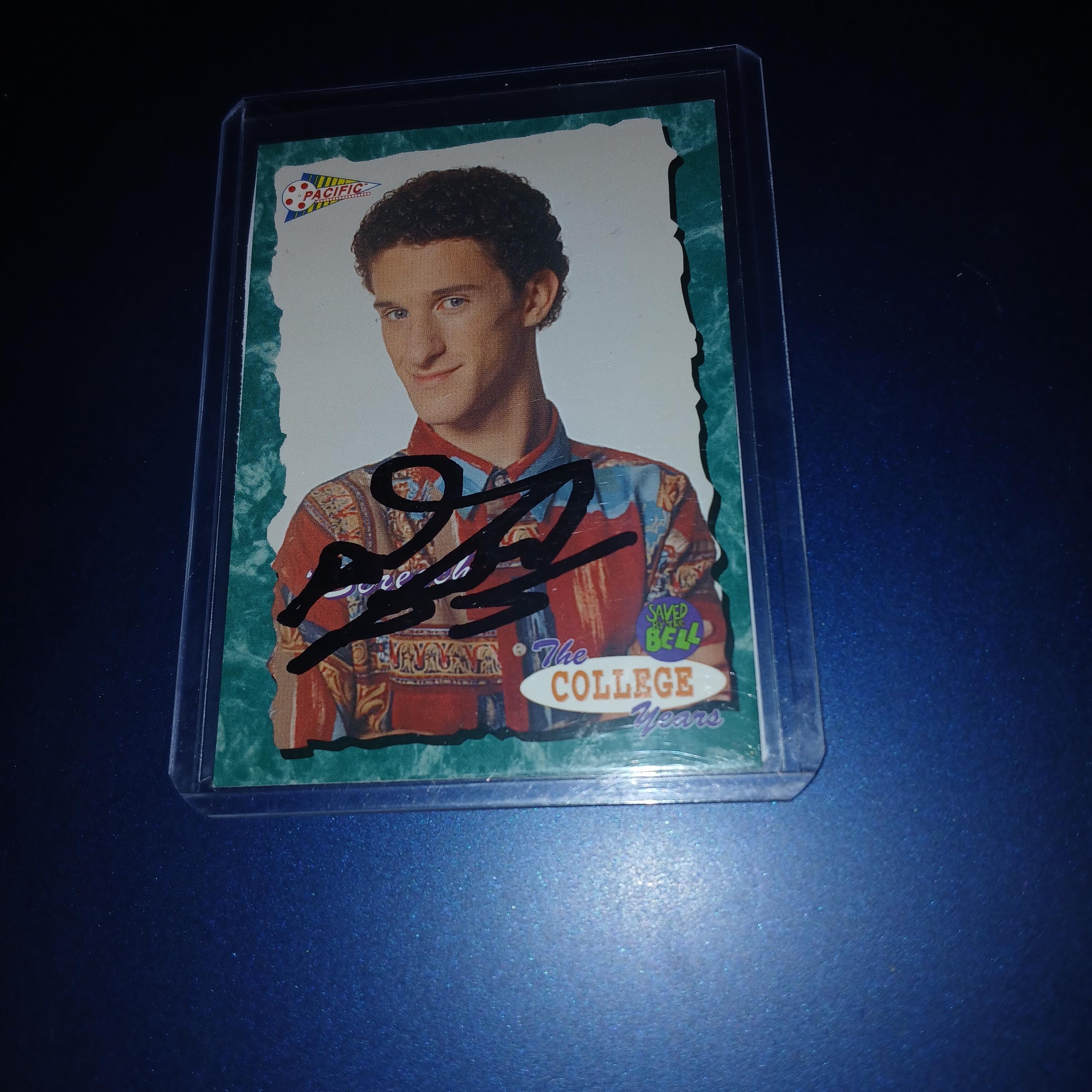 Dustin Diamond autographed Save by the bell card with cert