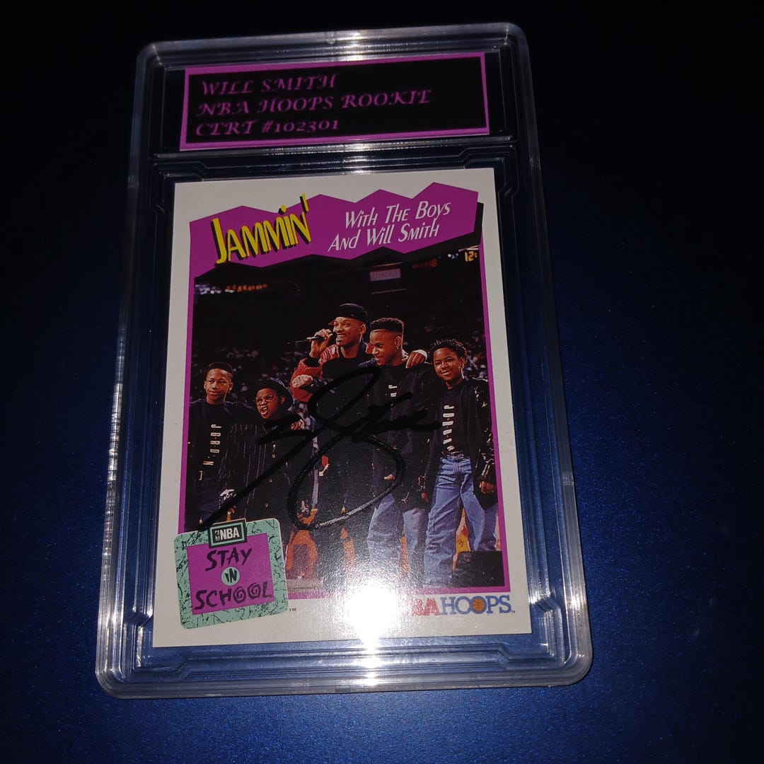 ウィルスミス　直筆サイン　直筆の証明書付き　美品 ウィル・スミスの直筆サイン入りカード（証明書付き） - Etsy 日本