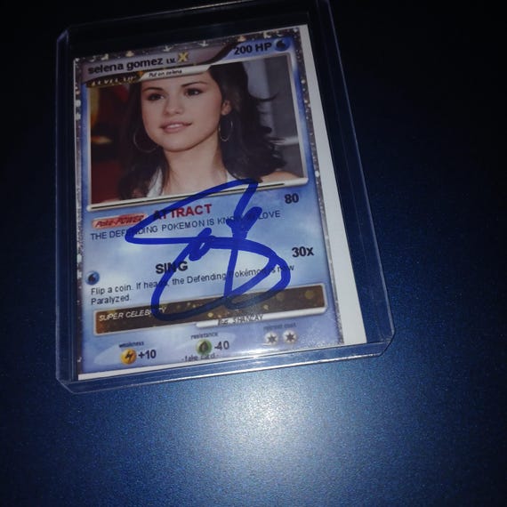 セレーナゴメス直筆サイン Selena Gomez セレーナゴメス 直筆サイン