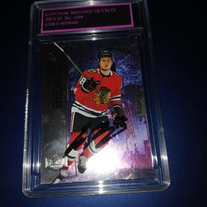 Connor Bedard autographed rookie of card with coa