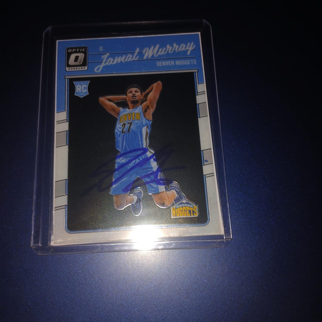 Jamal Murray Autographed Rookie Card With Coa
