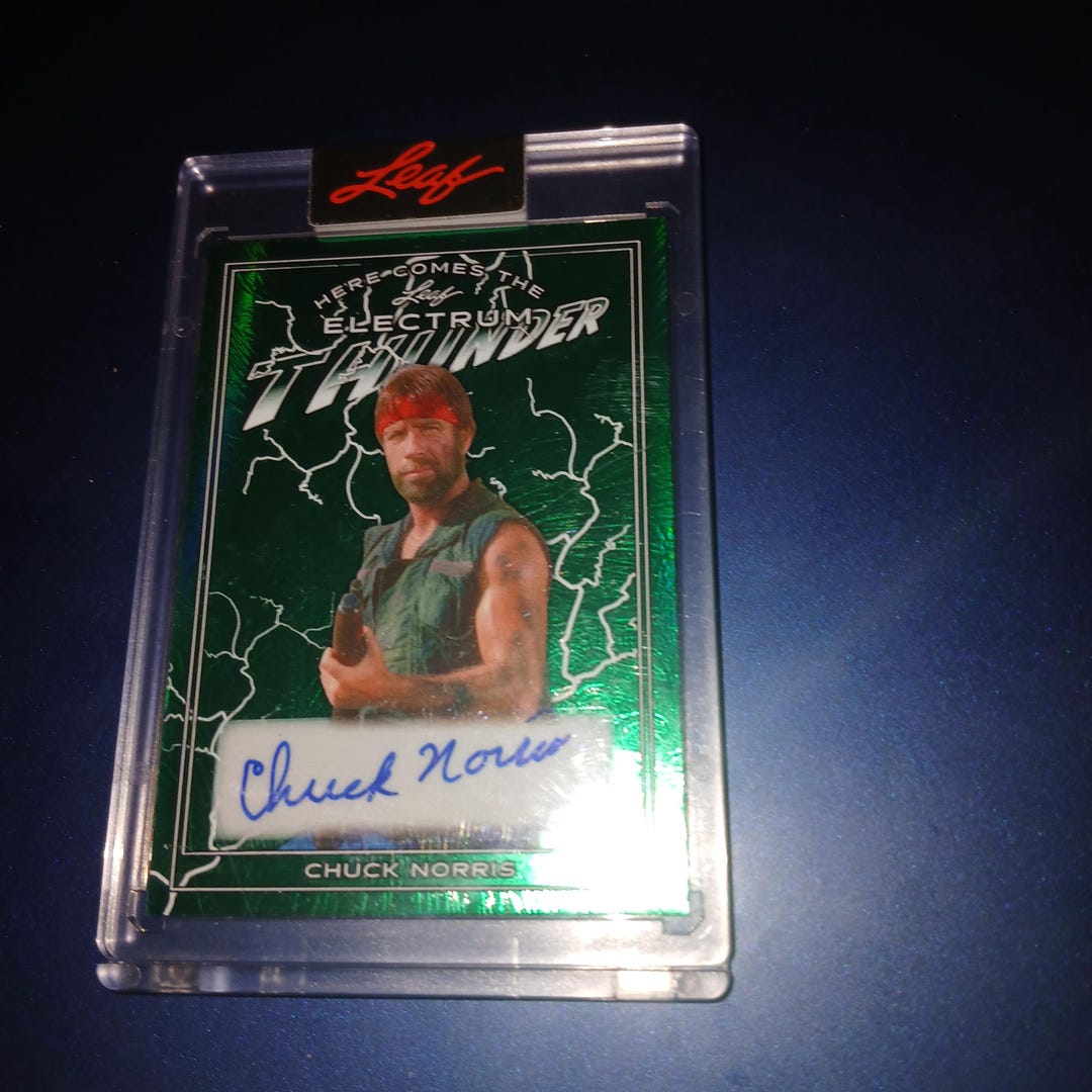 Chuck Norris Autograph With Cert - Etsy