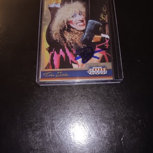 Dee Snider autographed card with COA