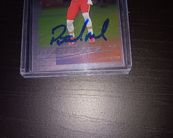 Patrick Mahomes Autographed card with coa