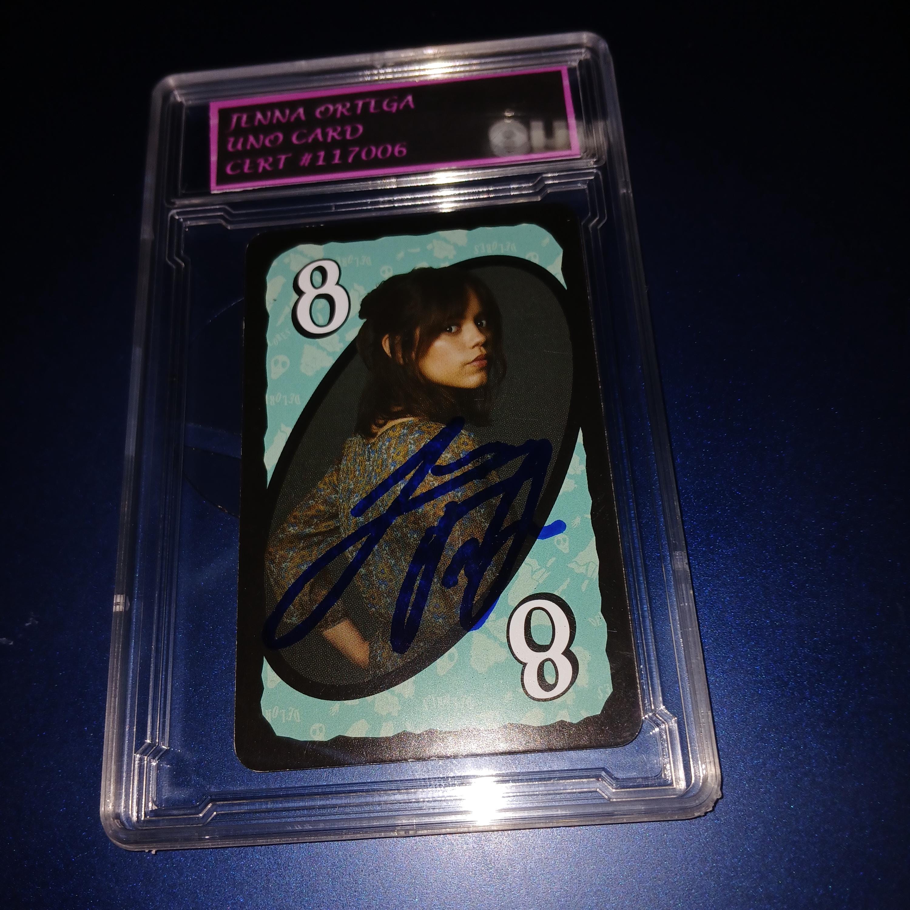 Jenna Ortega Autographed Card With Cert - Etsy