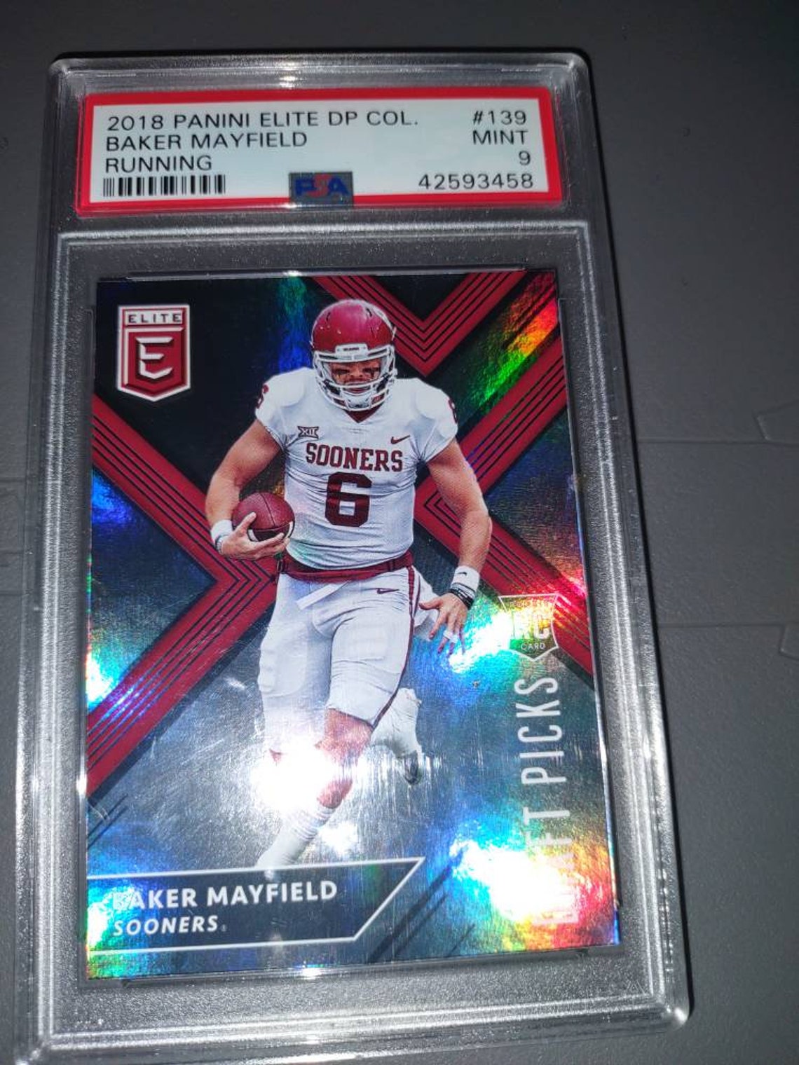 Baker Mayfield certified autographed rookie card and PSA Etsy