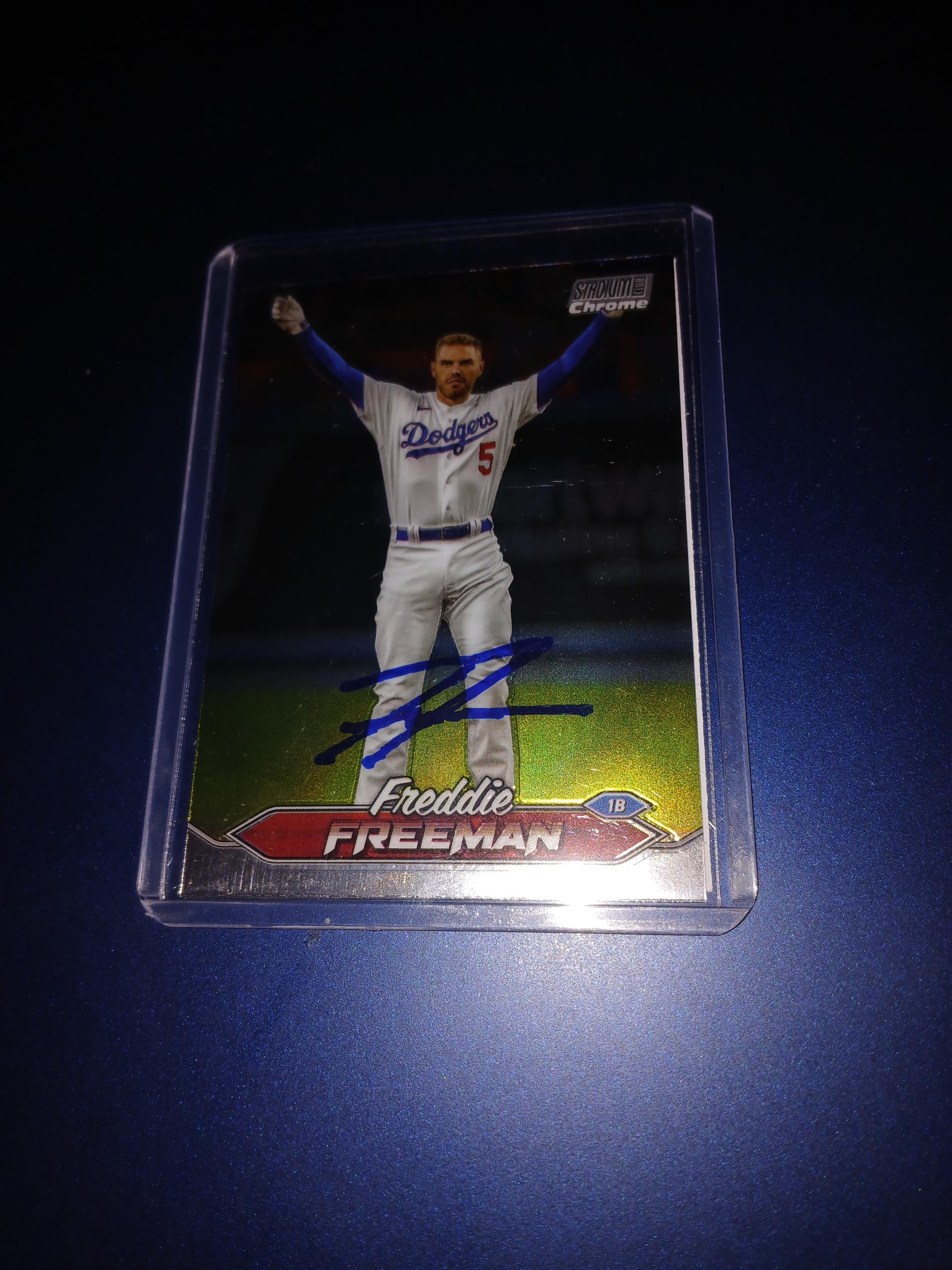Freddie Freeman Autographed Card With COA - Etsy UK
