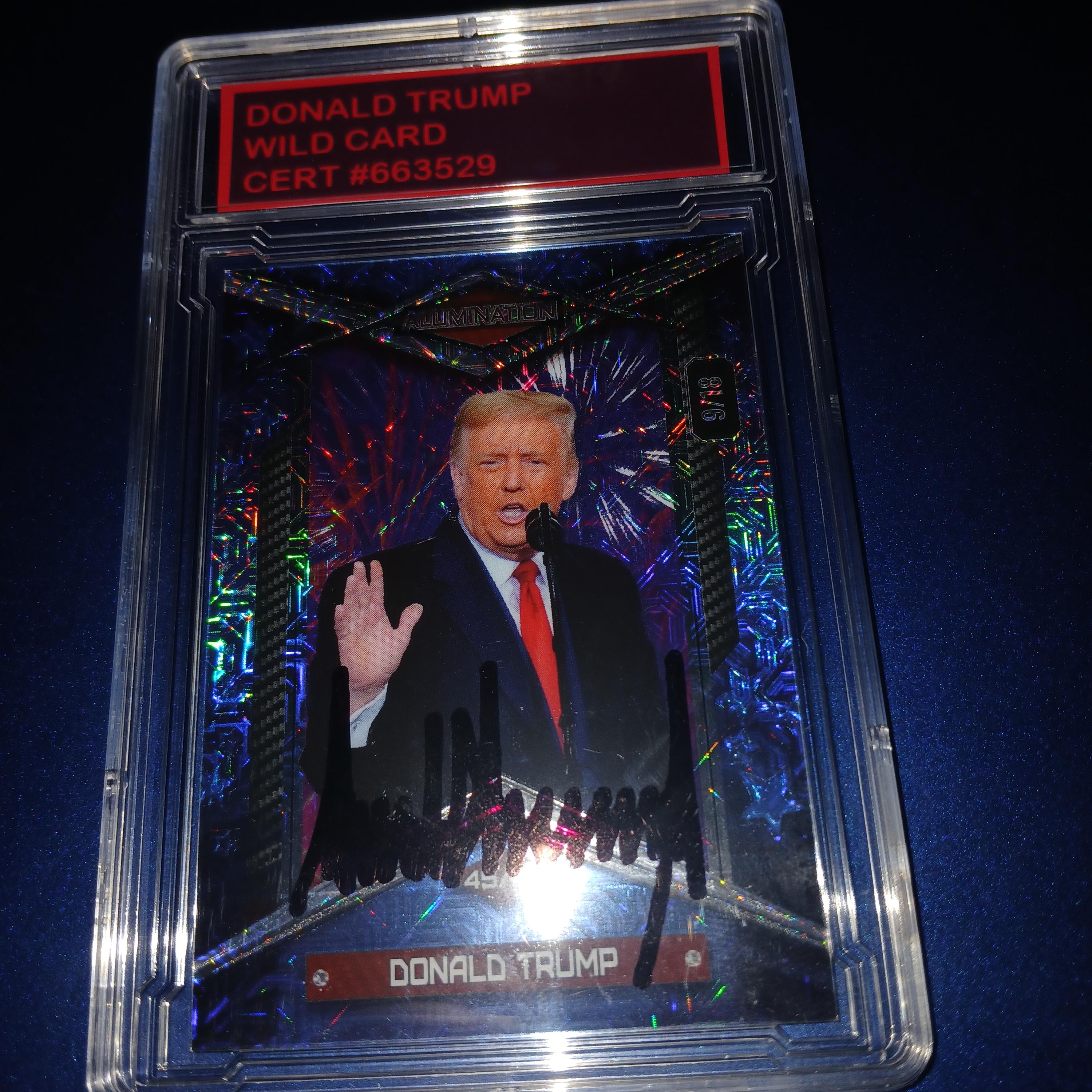 ドナルド・トランプの直筆サインカード（証明書付き） - Etsy 日本