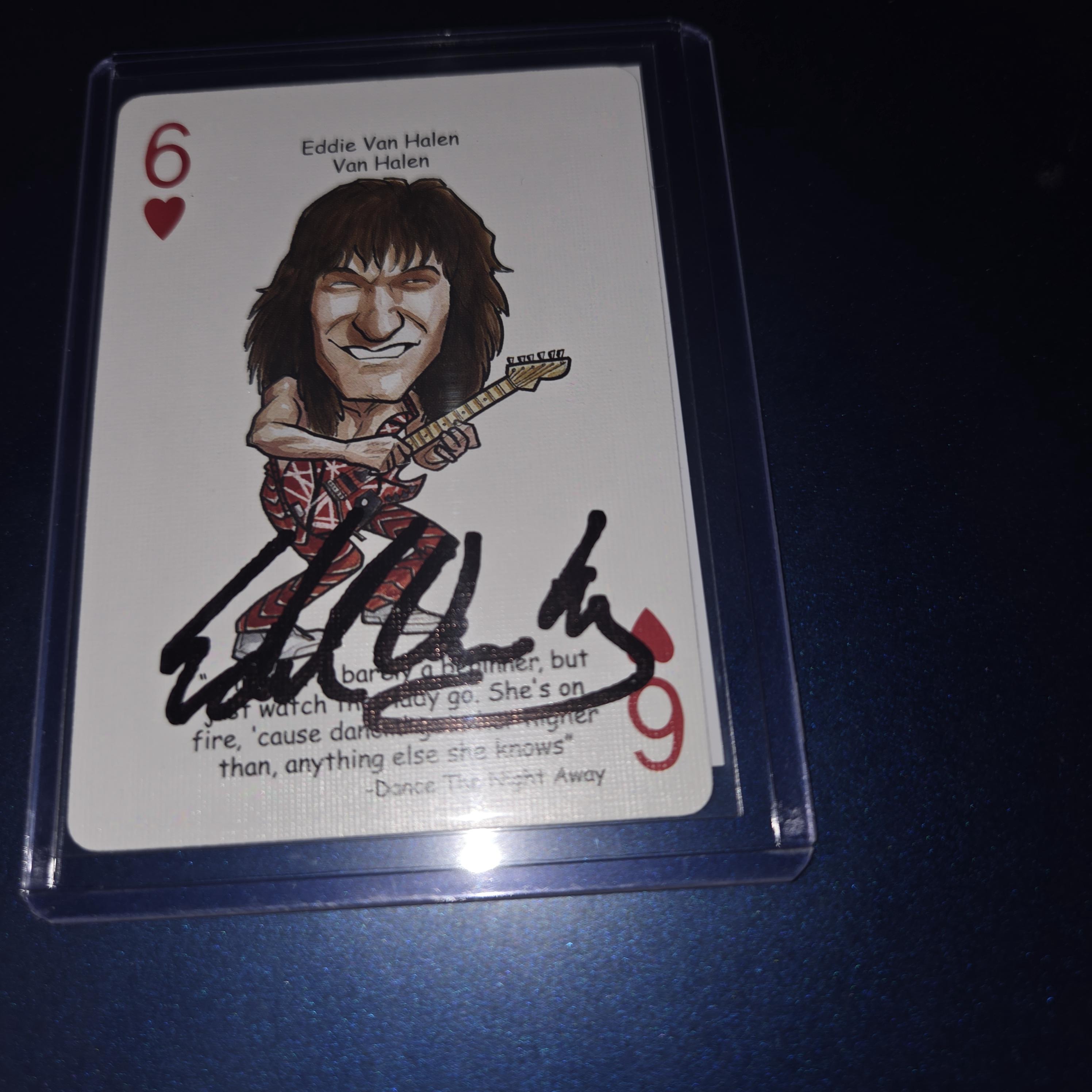 Eddie van halen autograph - Etsy 日本