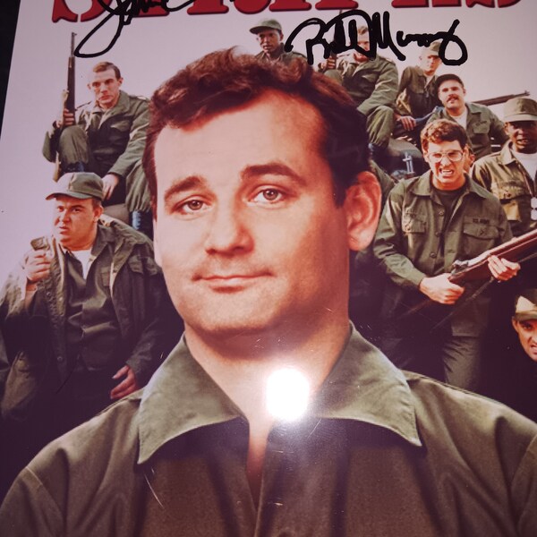 John Candy, Bill Murray autographed promo with coa. Approximately 8x10 inches