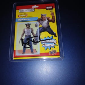 Hugh Jackman autographed card with coa