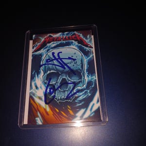 James Hetfield, Lars Ullrich Autogramm mit Portemonnaie