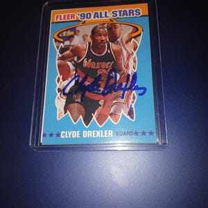NBA クライド・ドレクスラー 直筆サインアイテム - NBA