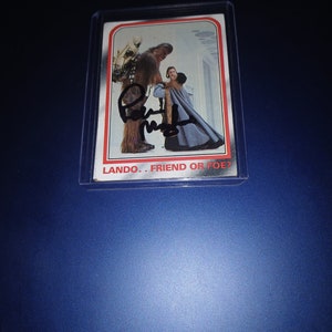 Star Wars, Peter Mayhew, Chewbacca autographed  card with coa