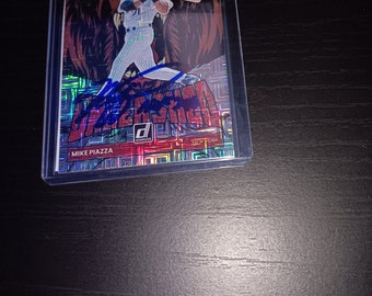 Mike Piazza autographed card with coa