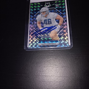 Carte de recrue dédicacée par Jake Campbell avec certificat d'authenticité