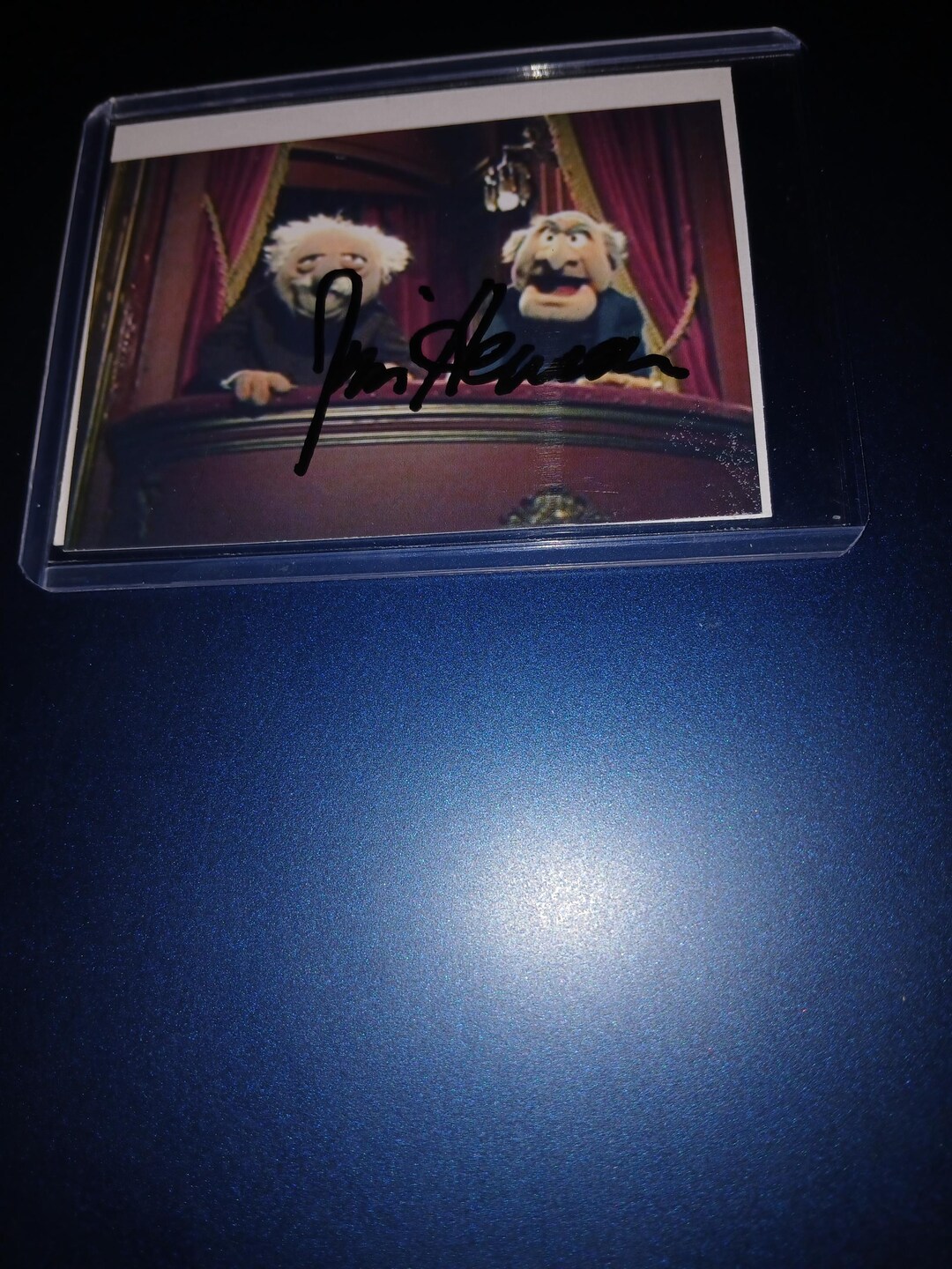 Jim Henson signed autographed photo black marker later years COA hologram main image 0
