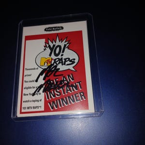 Mac Miller autographed card with coa