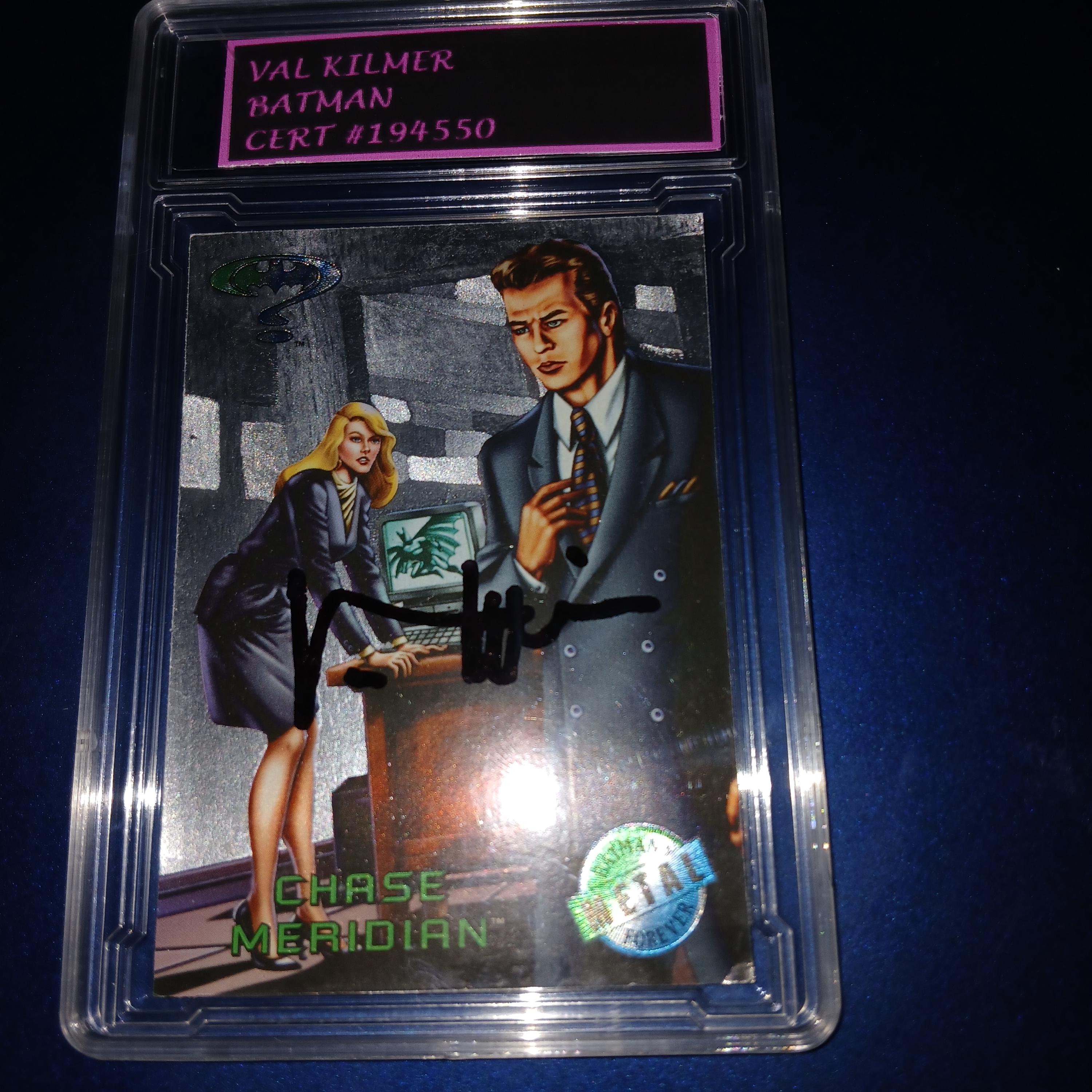 ヴァル・キルマー 直筆サインカード（証明書付き） - Etsy 日本