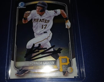 Konnor Griffin autographed rookie card with cert
