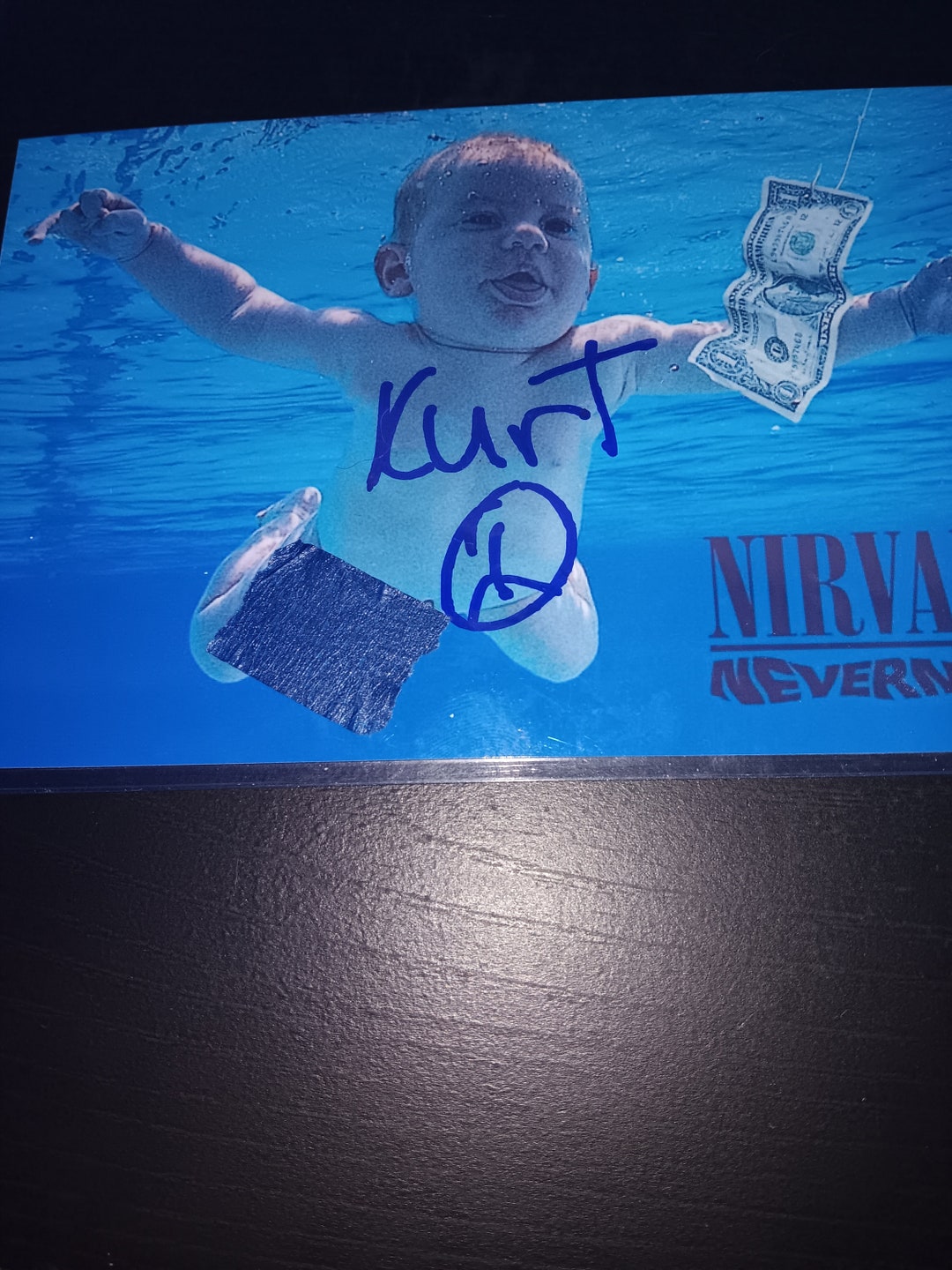 KURT COBAIN Signed Poster COA Hologram main image 0