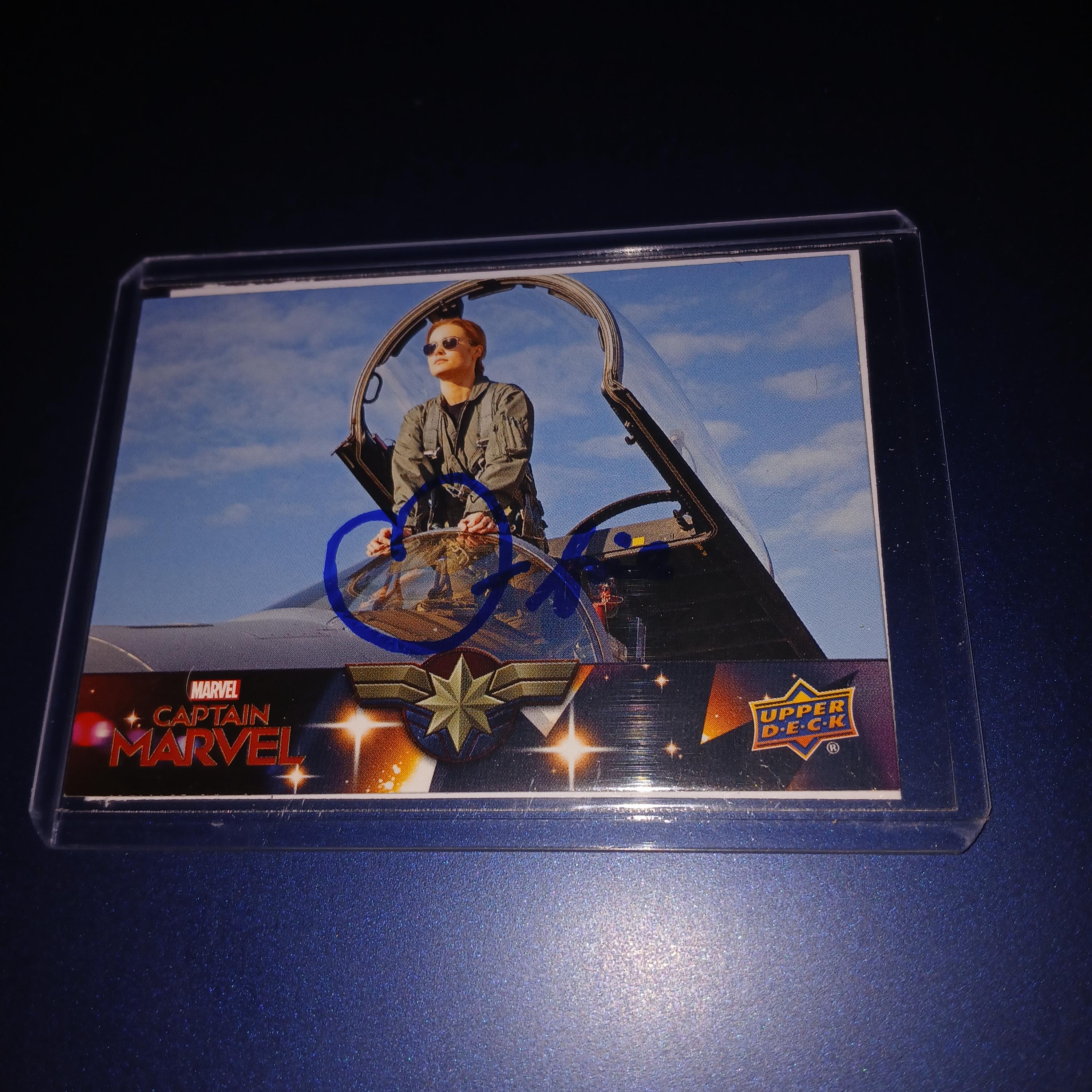 Brie Larson Autographed Card With Cert - Etsy