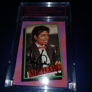 Michael jackson autograph - Etsy 日本